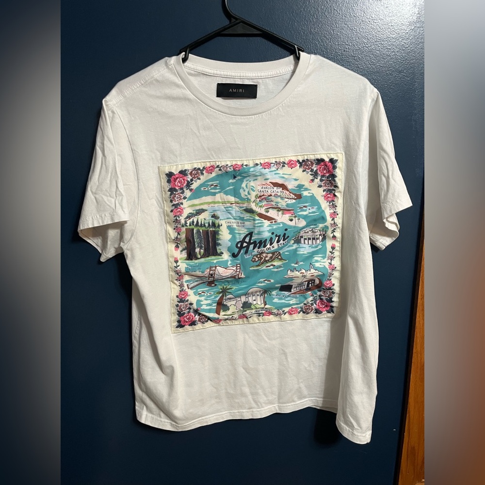 Amiri California Hawaiian T-Shirt